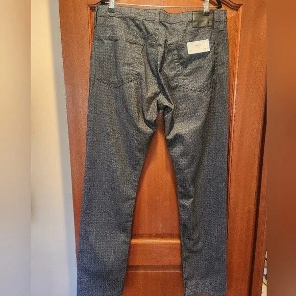 AG Adriano Goldschmied Everett Slim Straight Herringbone Pant W36 L34 NWT - Picture 5 of 11